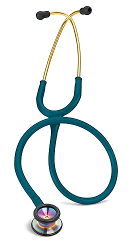 3M™ Littmann® Classic II Pediatric Stethoscope, Rainbow-finish Chestpiece, Caribbean Blue Tube, 28 in, 2153 3M™ Littmann® Classic II Pediatric Stethoscope, Rainbow-finish Chestpiece, Caribbean Blue Tube, 28 in, 2153